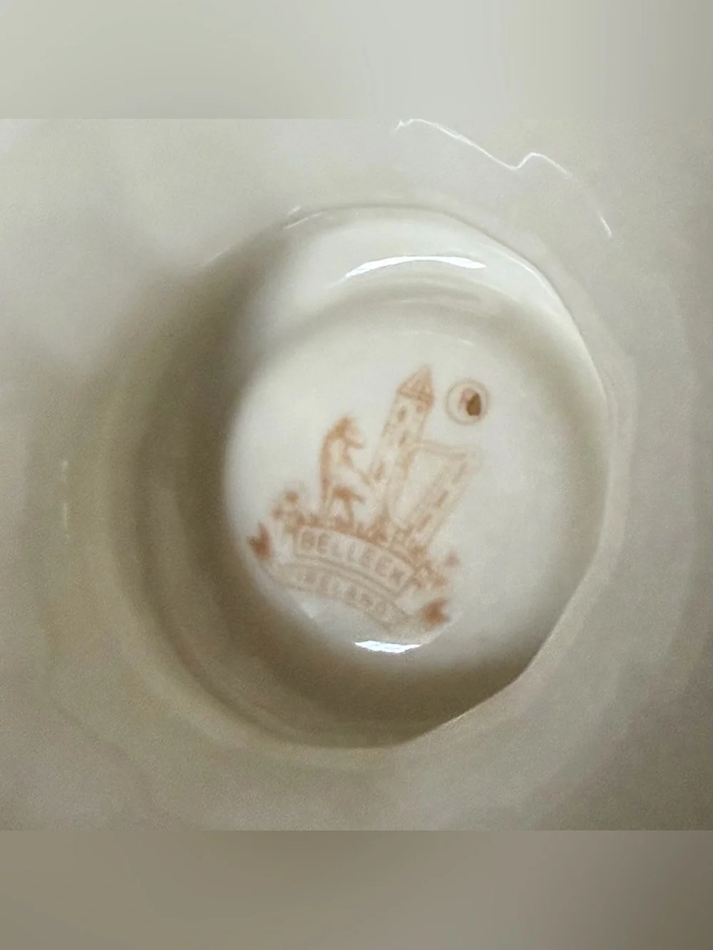 Belleek pink lotus